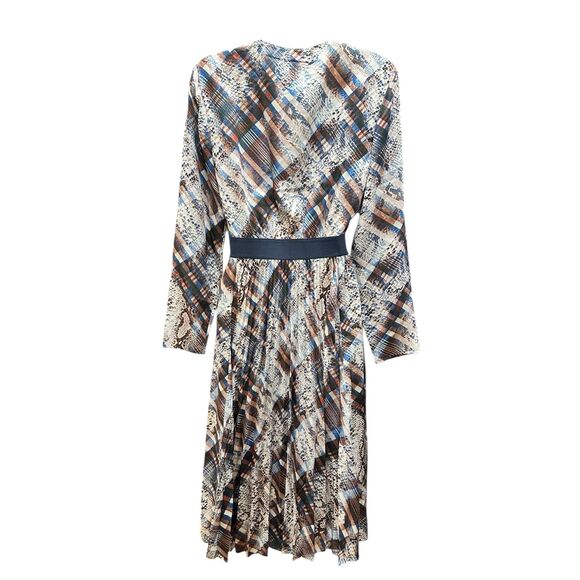 Ted Baker Lilis Quarts Print Midi Dress Size 1/ US 2/4 - Picture 4 of 8